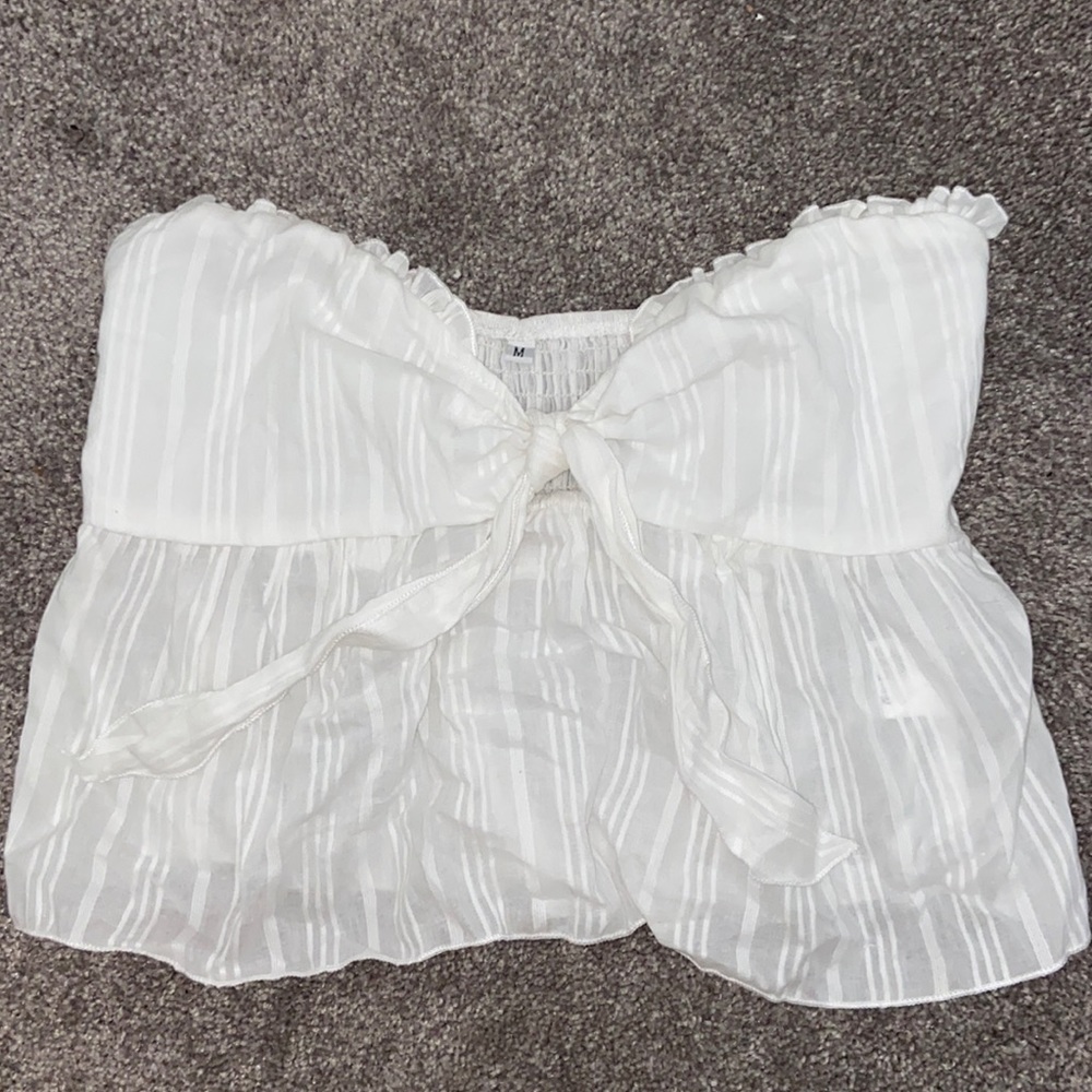 White tube top
